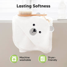 Load image into Gallery viewer, Cuddle Baby Hooded Towel: Polar