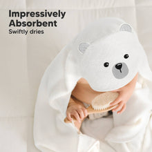 Load image into Gallery viewer, Cuddle Baby Hooded Towel: Polar