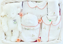 Load image into Gallery viewer, Petit Tresor Layette Set: Rosebuds