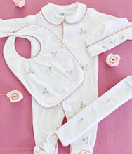 Load image into Gallery viewer, Petit Tresor Layette Set: Rosebuds