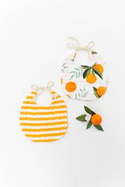 Clementine Orange Bib Set