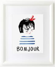Load image into Gallery viewer, Bonjour Wall Art