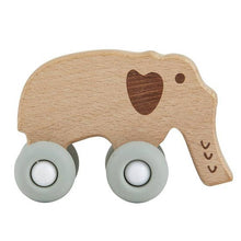 Load image into Gallery viewer, Wooden Animal Silicone Toys
